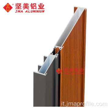 Profilo di estrusione di alluminio ODM per telaio della porta